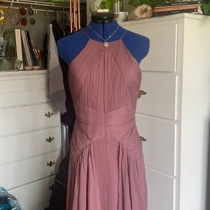 Mauve purple formal dress